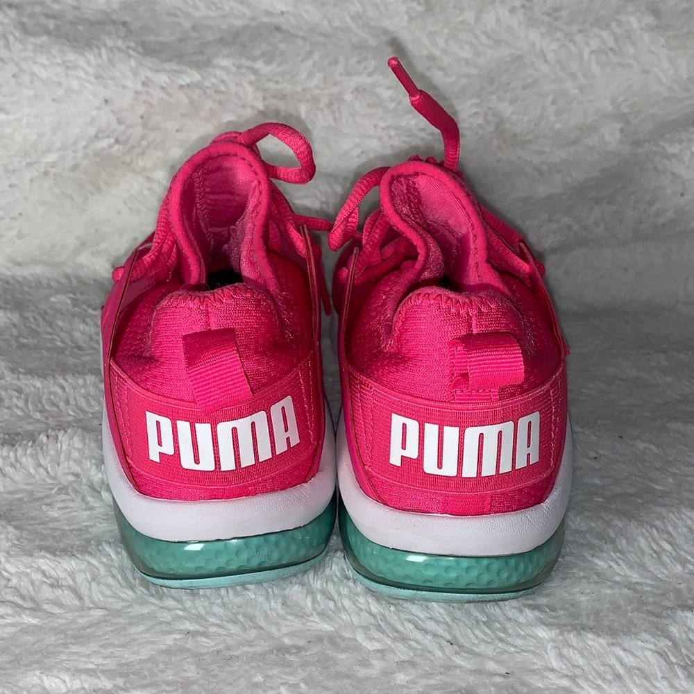Puma Women's Vibrant Pink Sneakers - Picture 4 of 6